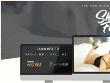 Tablet Screenshot of clubshayfox.com